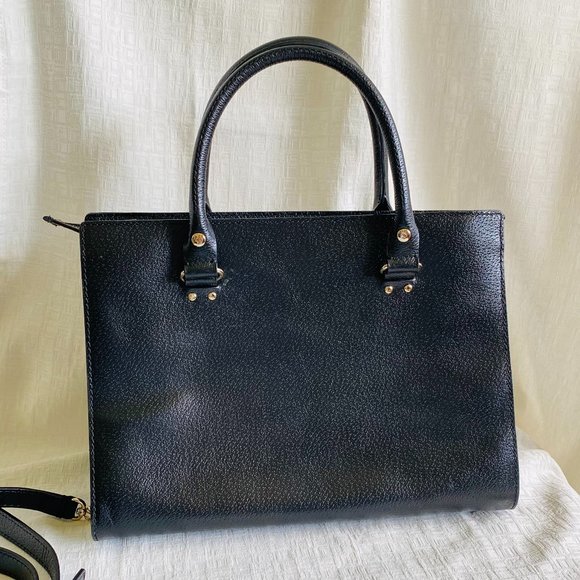 Kate Spade Durham Wellesley Black Leather Crossbody Bag - Picture 3 of 11